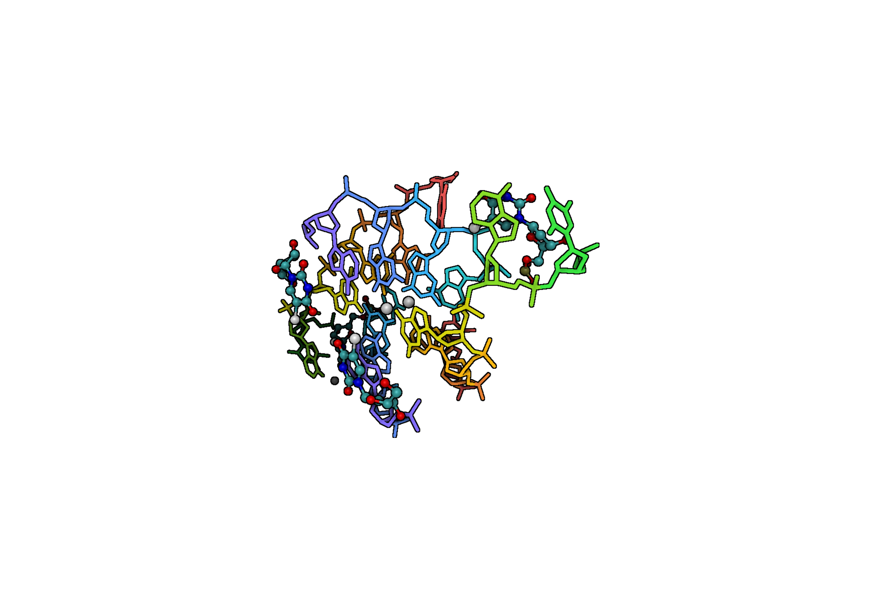 G-Quadruplex structure — human telomeric (PDB 1K8P)