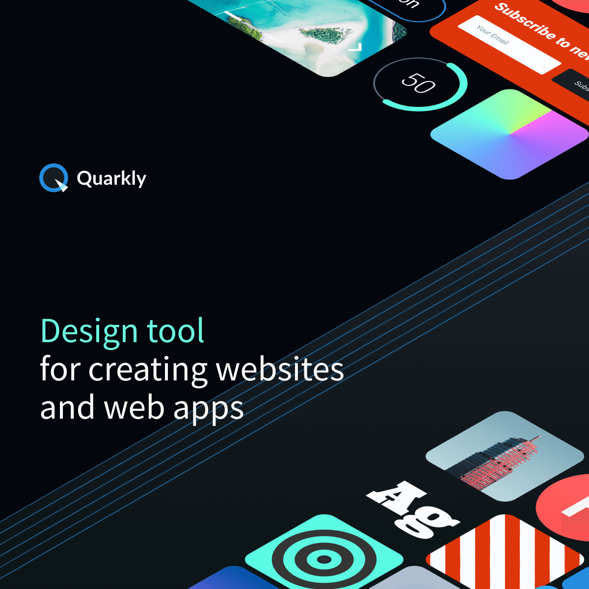 Quarkly - Design tool for creating websites and web apps.